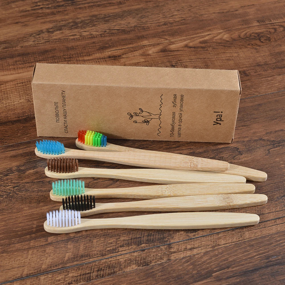 Earthwood Natural Bamboo Toothbrush Pack