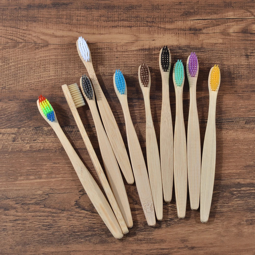 Earthwood Natural Bamboo Toothbrush Pack