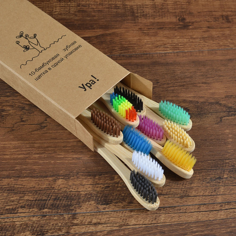 Earthwood Natural Bamboo Toothbrush Pack